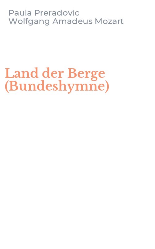 Land der Berge (Bundeshymne)