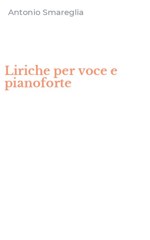 Liriche per voce e pianoforte