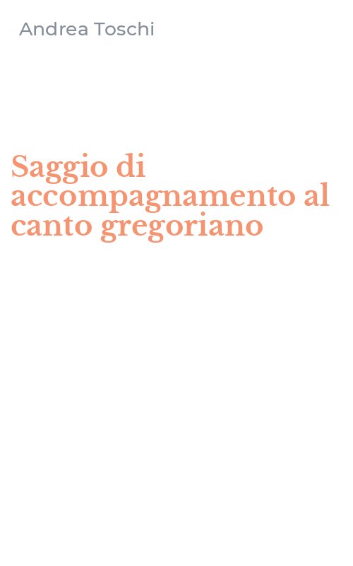 Saggio di accompagnamento al canto gregoriano