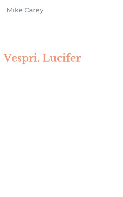 Vespri. Lucifer