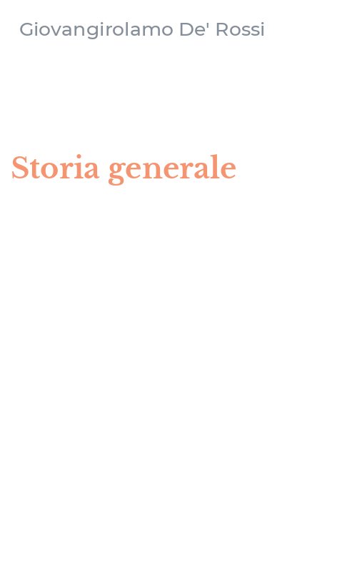 Storia generale
