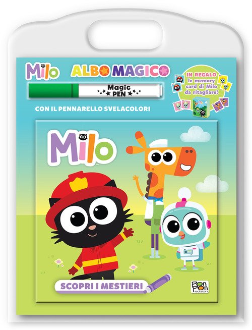 Scopri i mestieri. Milo. Albo magico.