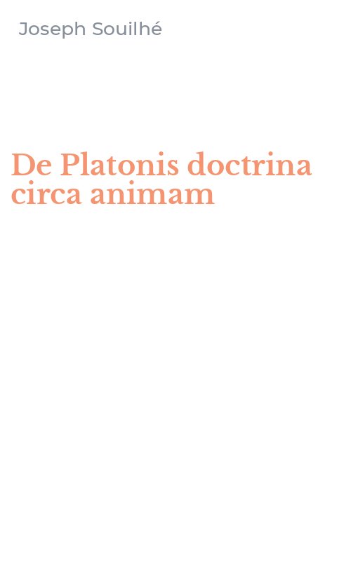 De Platonis doctrina circa animam