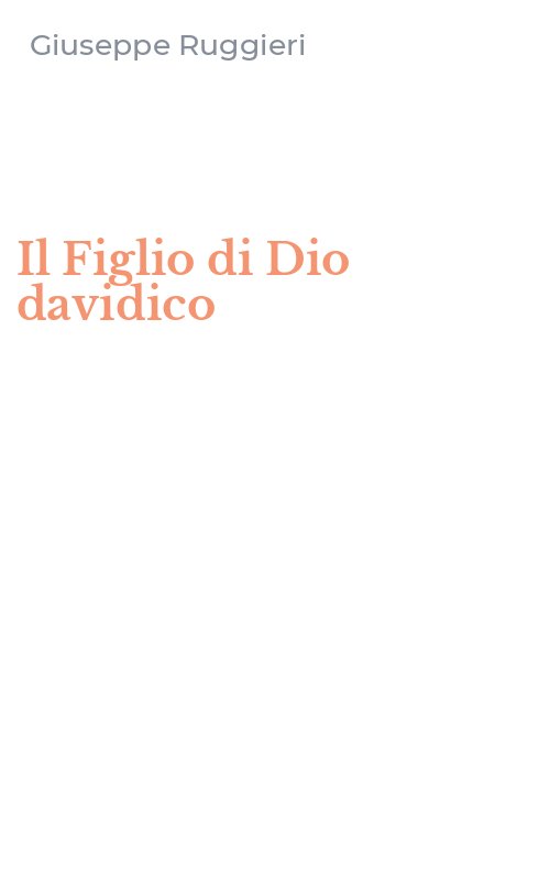 Il Figlio di Dio davidico