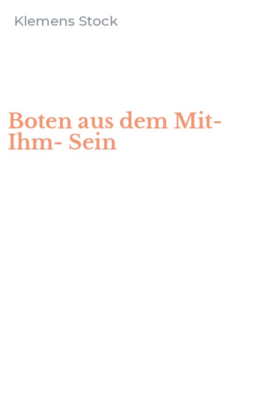 Boten aus dem Mit-Ihm-Sein