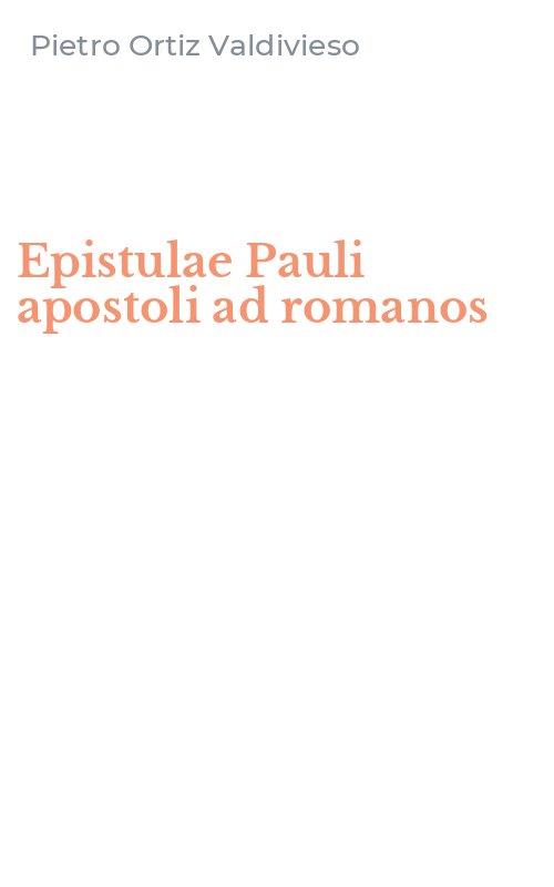 Epistulae Pauli apostoli ad romanos