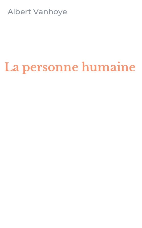 La personne humaine