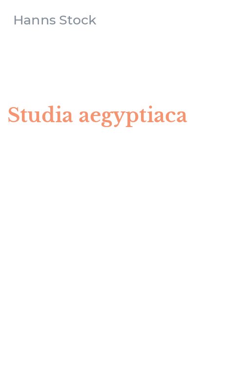 Studia aegyptiaca