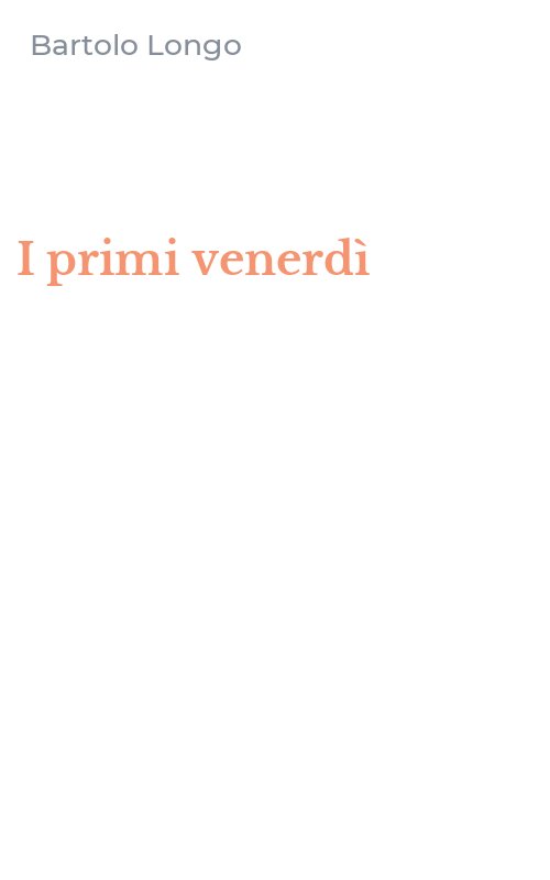 I primi venerdì