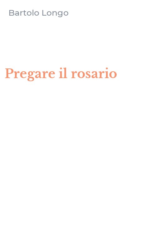 Pregare il rosario