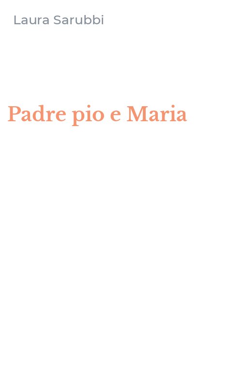 Padre pio e Maria