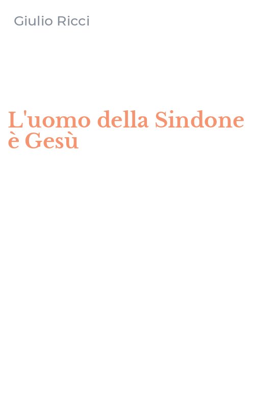 L'uomo della Sindone è Gesù