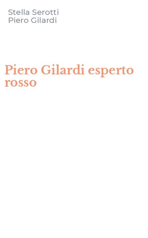 Piero Gilardi esperto rosso