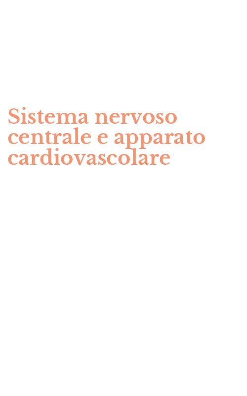 Sistema nervoso centrale e apparato cardiovascolare