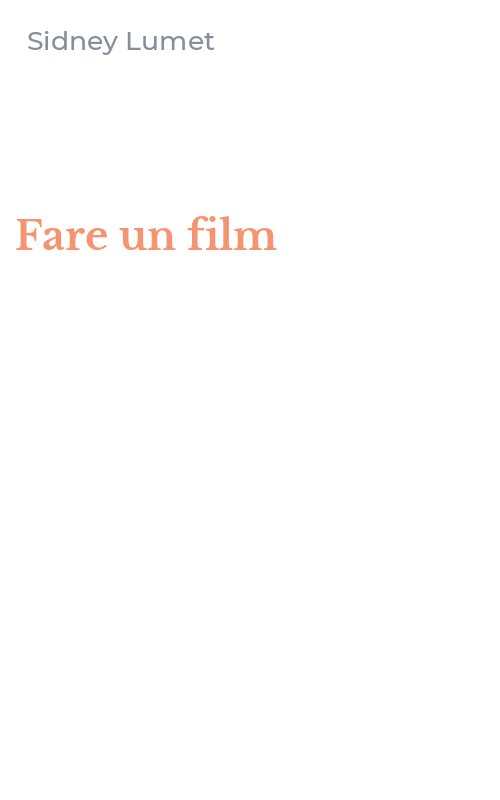 Fare un film