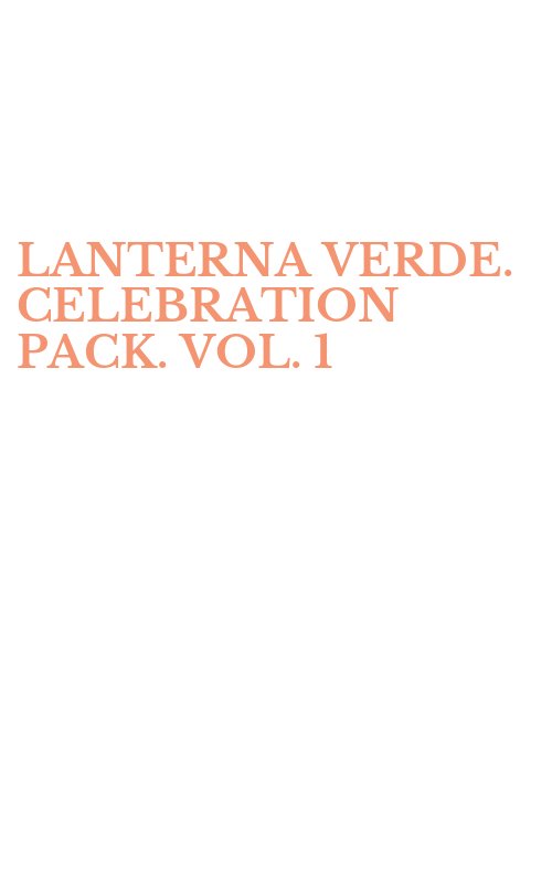 LANTERNA VERDE. CELEBRATION PACK. VOL. 1