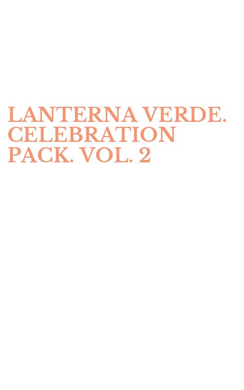 LANTERNA VERDE. CELEBRATION PACK. VOL. 2
