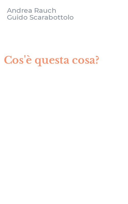 Cos'è questa cosa?