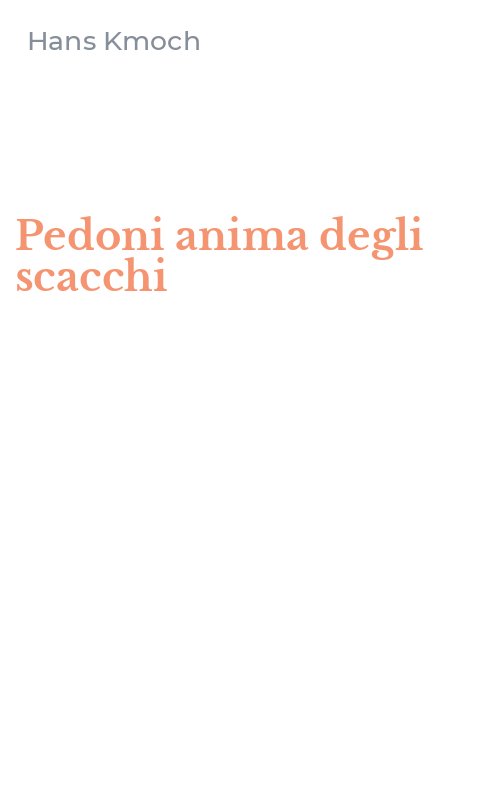 Pedoni anima degli scacchi