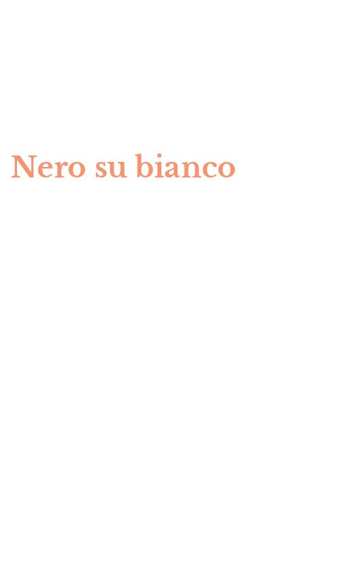 Nero su bianco