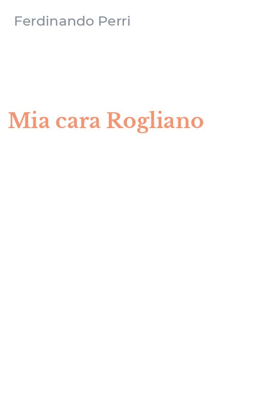 Mia cara Rogliano