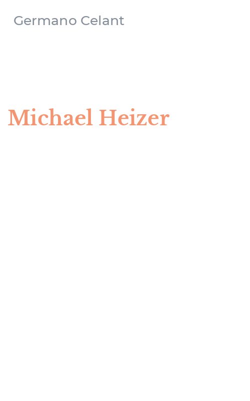 Michael Heizer