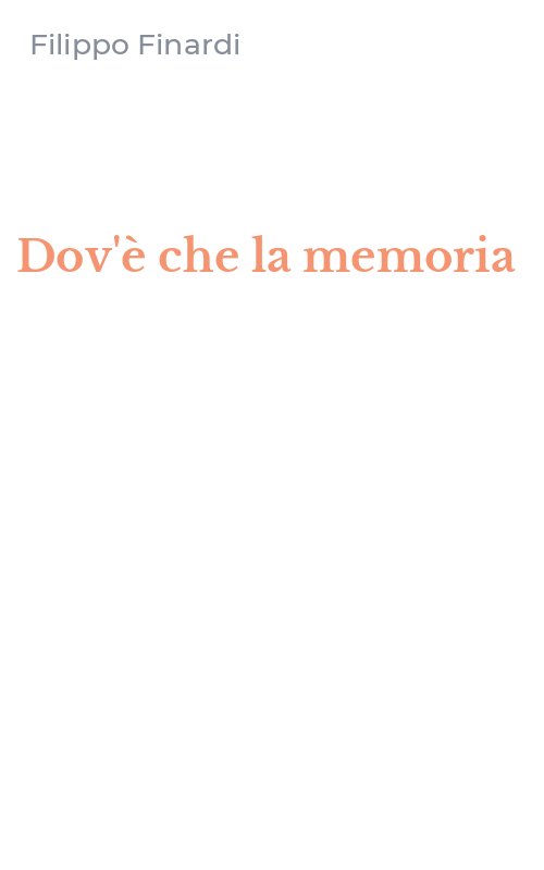 Dov'è che la memoria