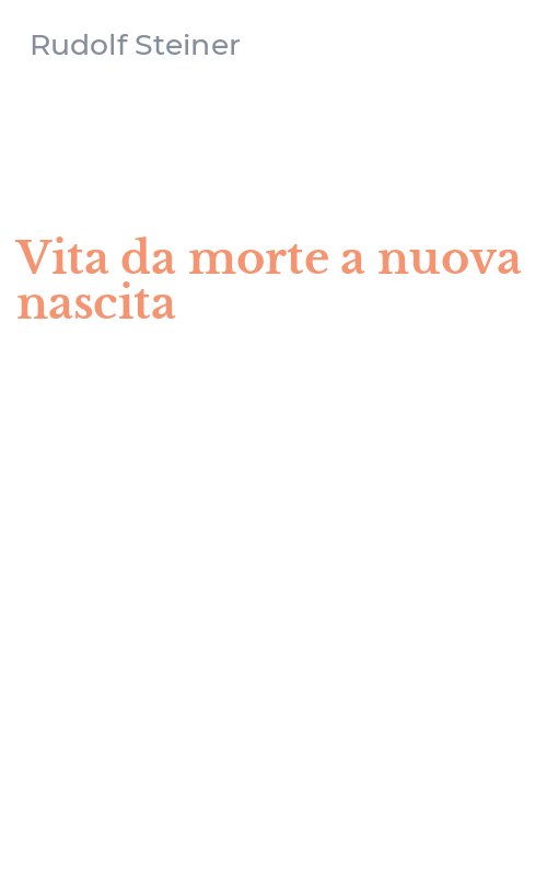 Vita da morte a nuova nascita