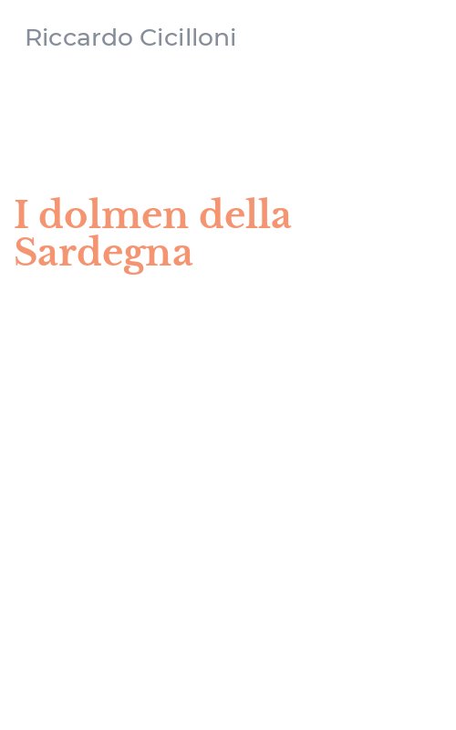 I dolmen della Sardegna