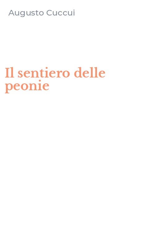 Il sentiero delle peonie