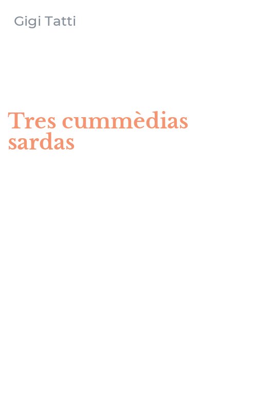 Tres cummèdias sardas
