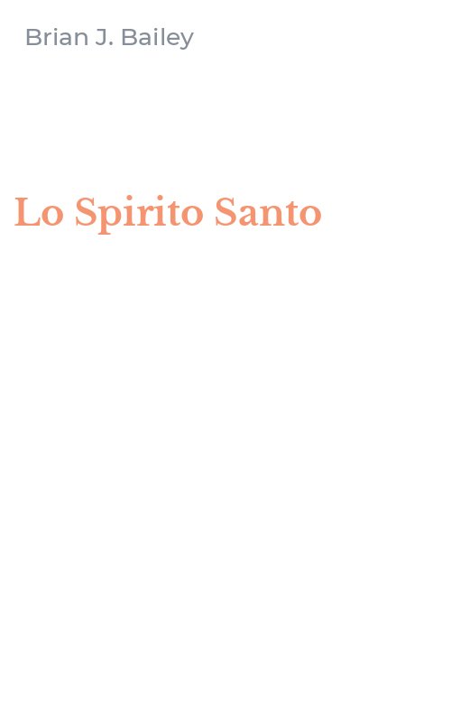 Lo Spirito Santo