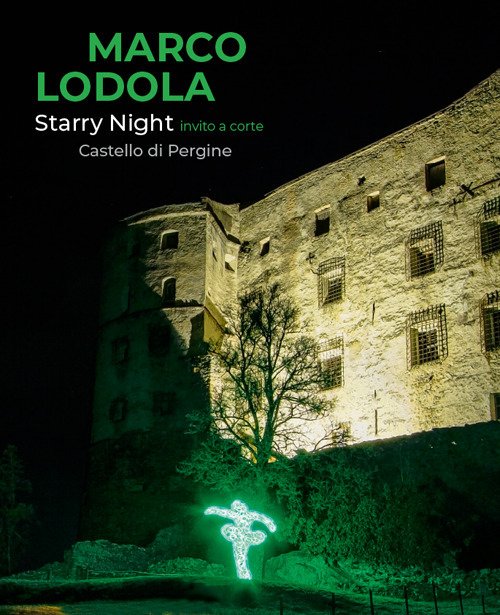 Marco lodola. Starry night. Invito a corte