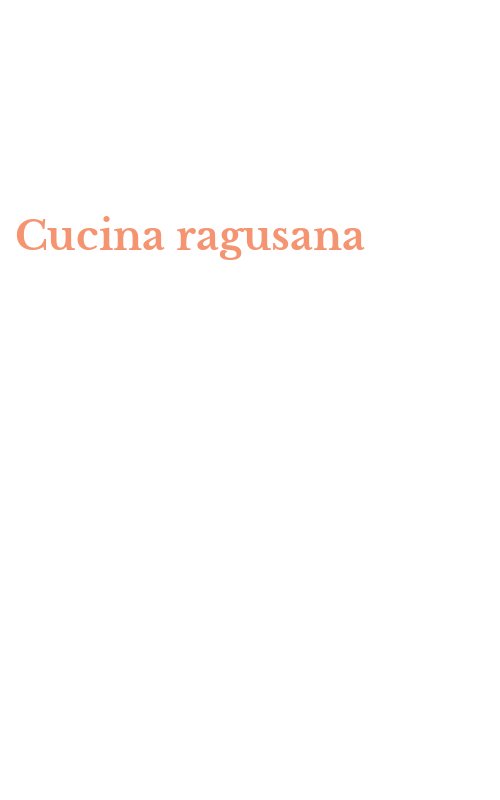 Cucina ragusana