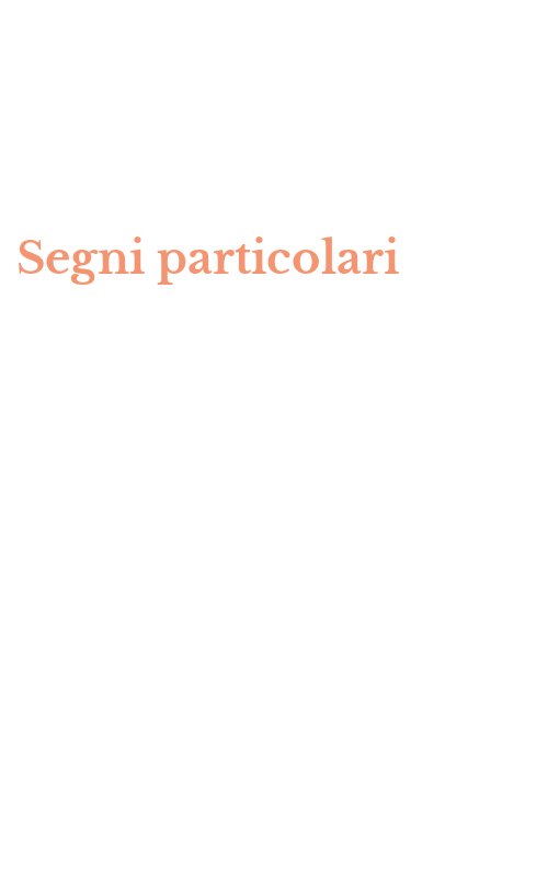 Segni particolari
