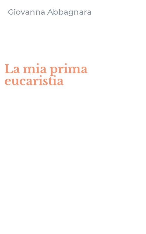 La mia prima eucaristia