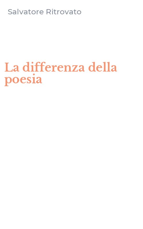 La differenza della poesia