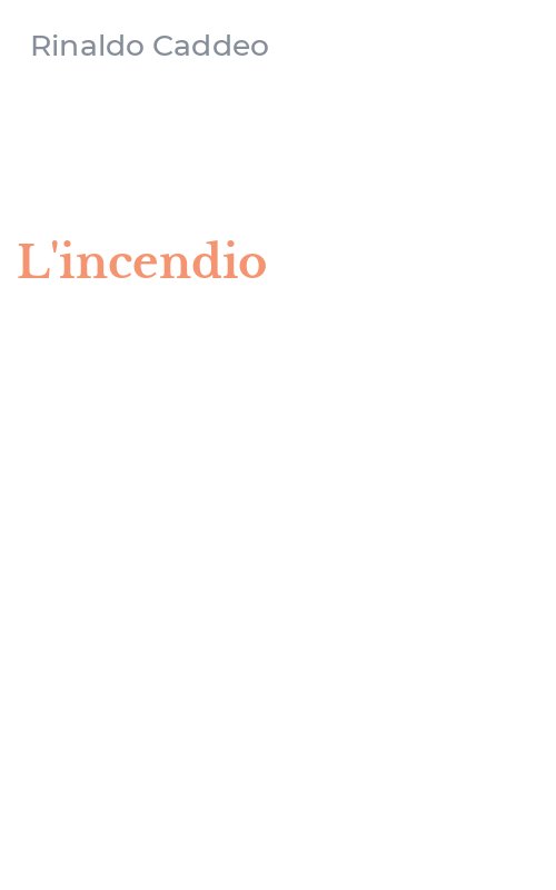 L'incendio