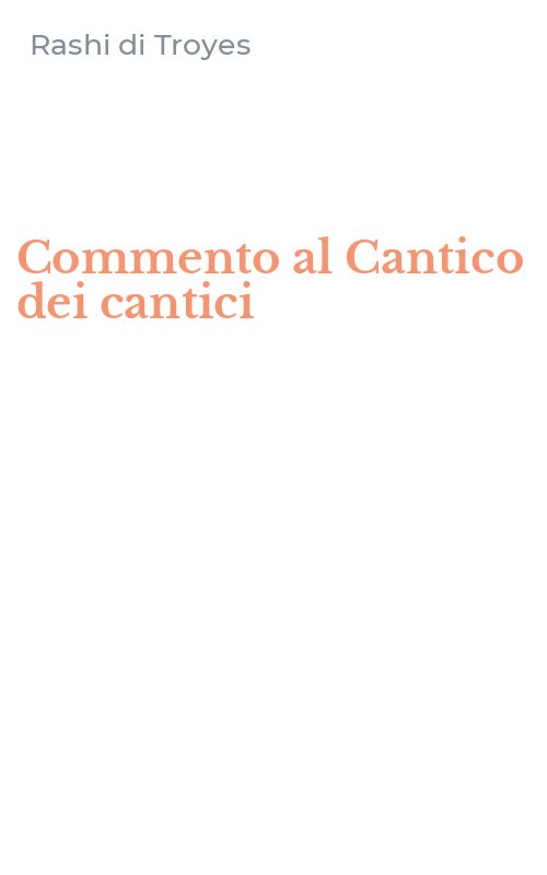 Commento al Cantico dei cantici