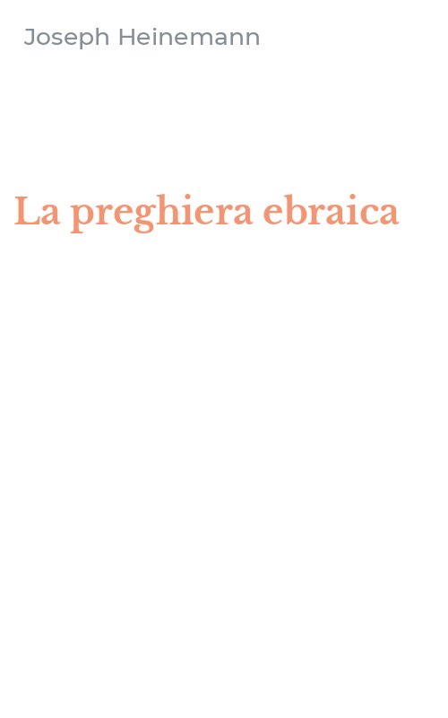 La preghiera ebraica