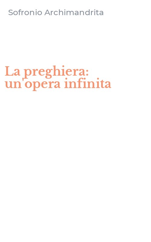 La preghiera: un'opera infinita