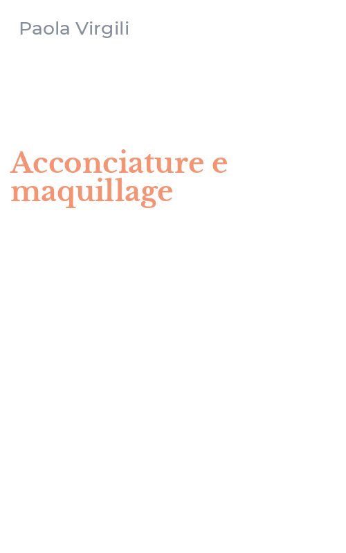 Acconciature e maquillage