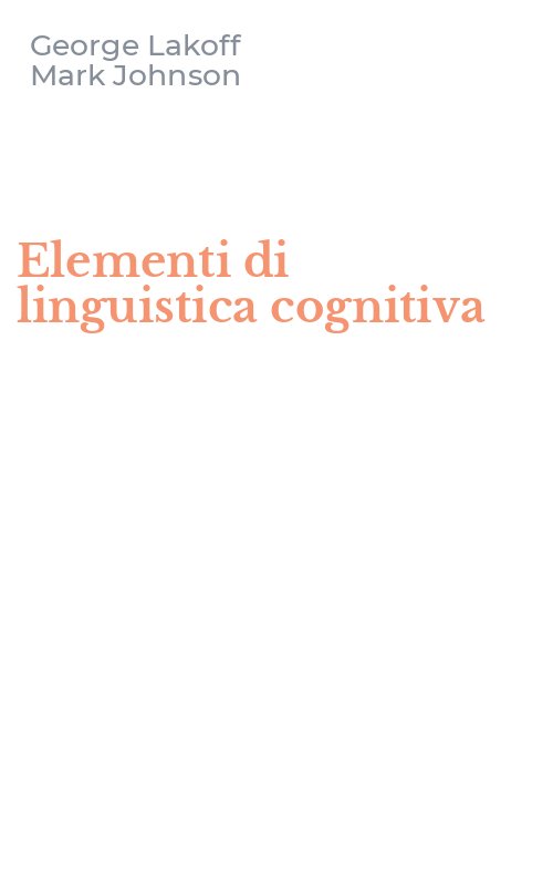 Elementi di linguistica cognitiva