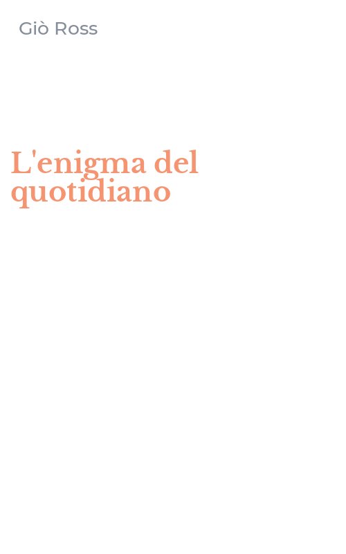 L'enigma del quotidiano
