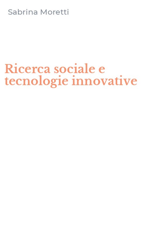 Ricerca sociale e tecnologie innovative