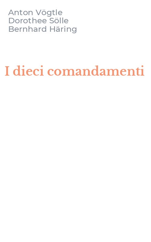 I dieci comandamenti