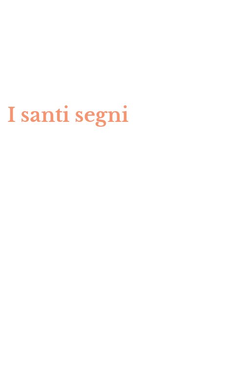I santi segni