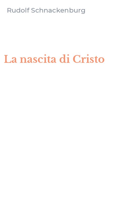 La nascita di Cristo