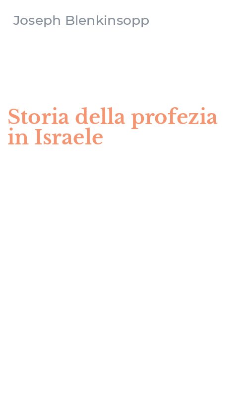 Storia della profezia in Israele
