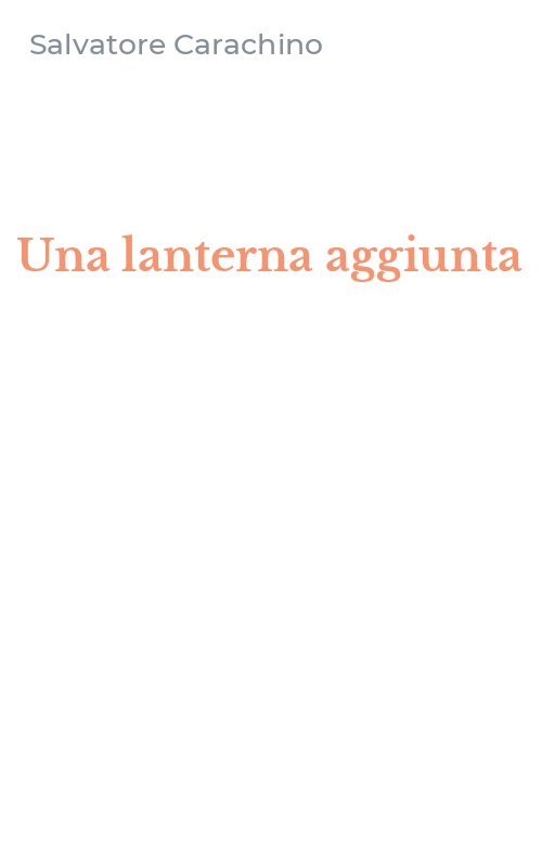 Una lanterna aggiunta